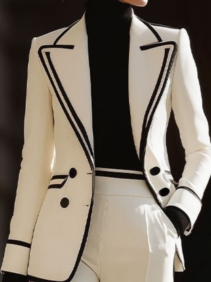 Hildegarde – Double-breasted Suit Set