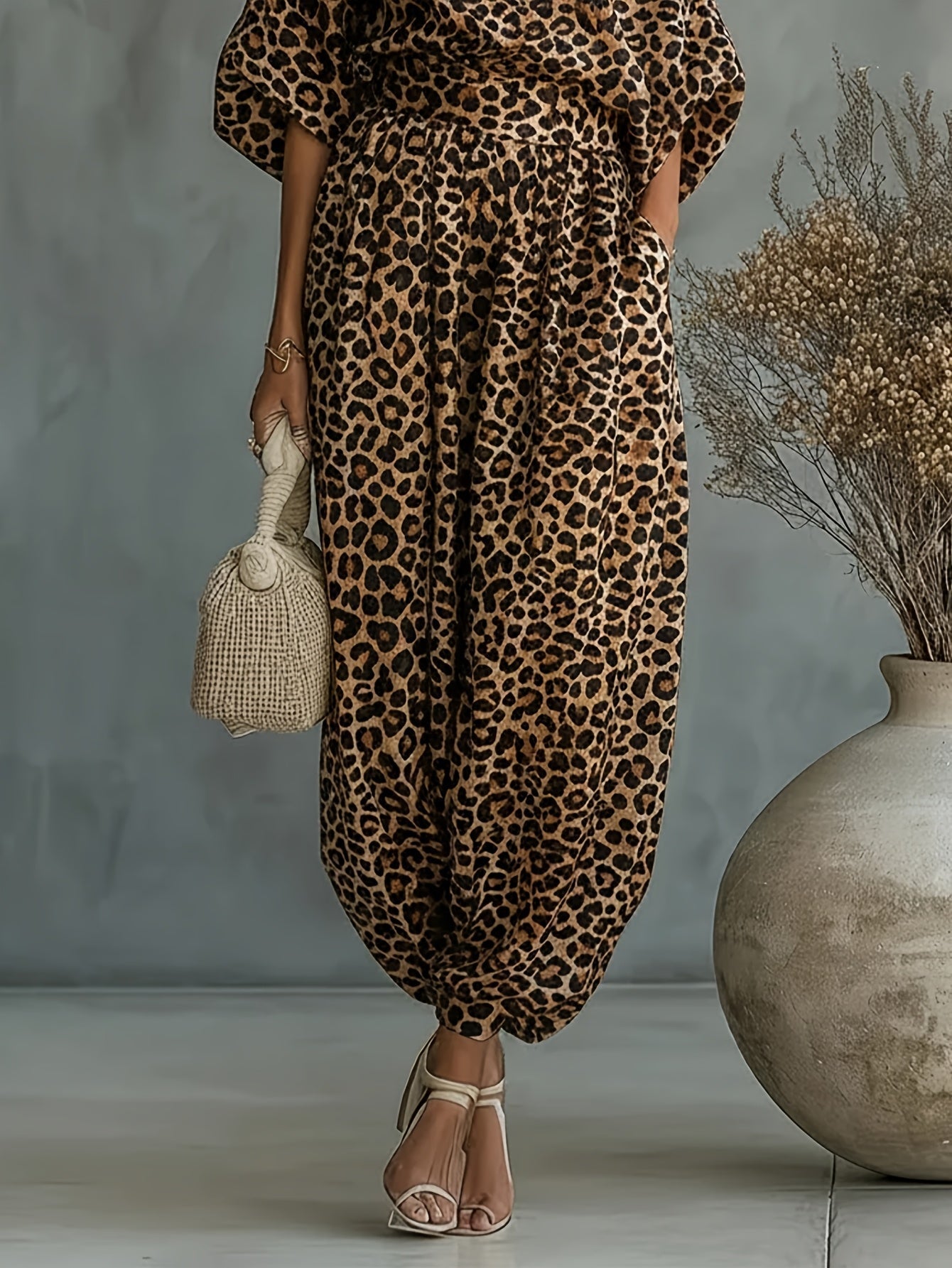 Halshka - Airy Set with Wide Pants