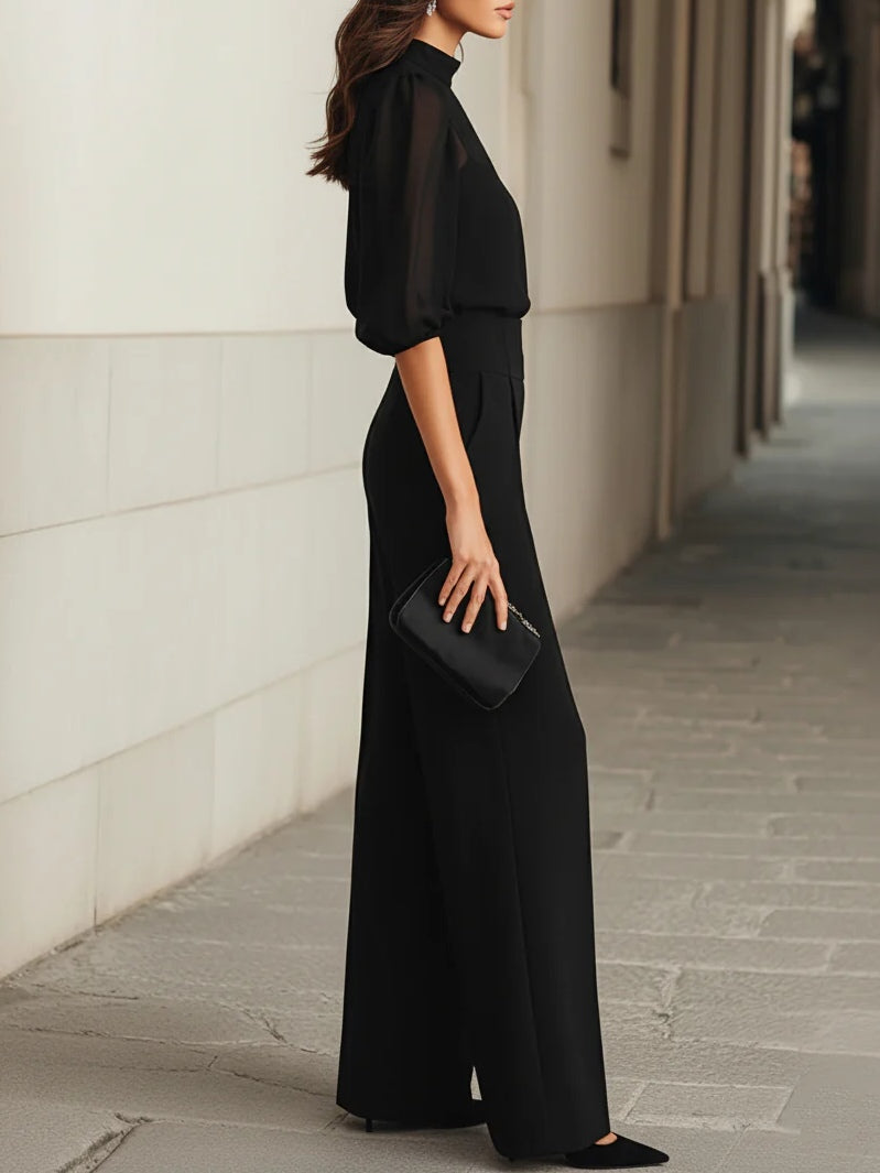 Clarissa – set with wide trousers