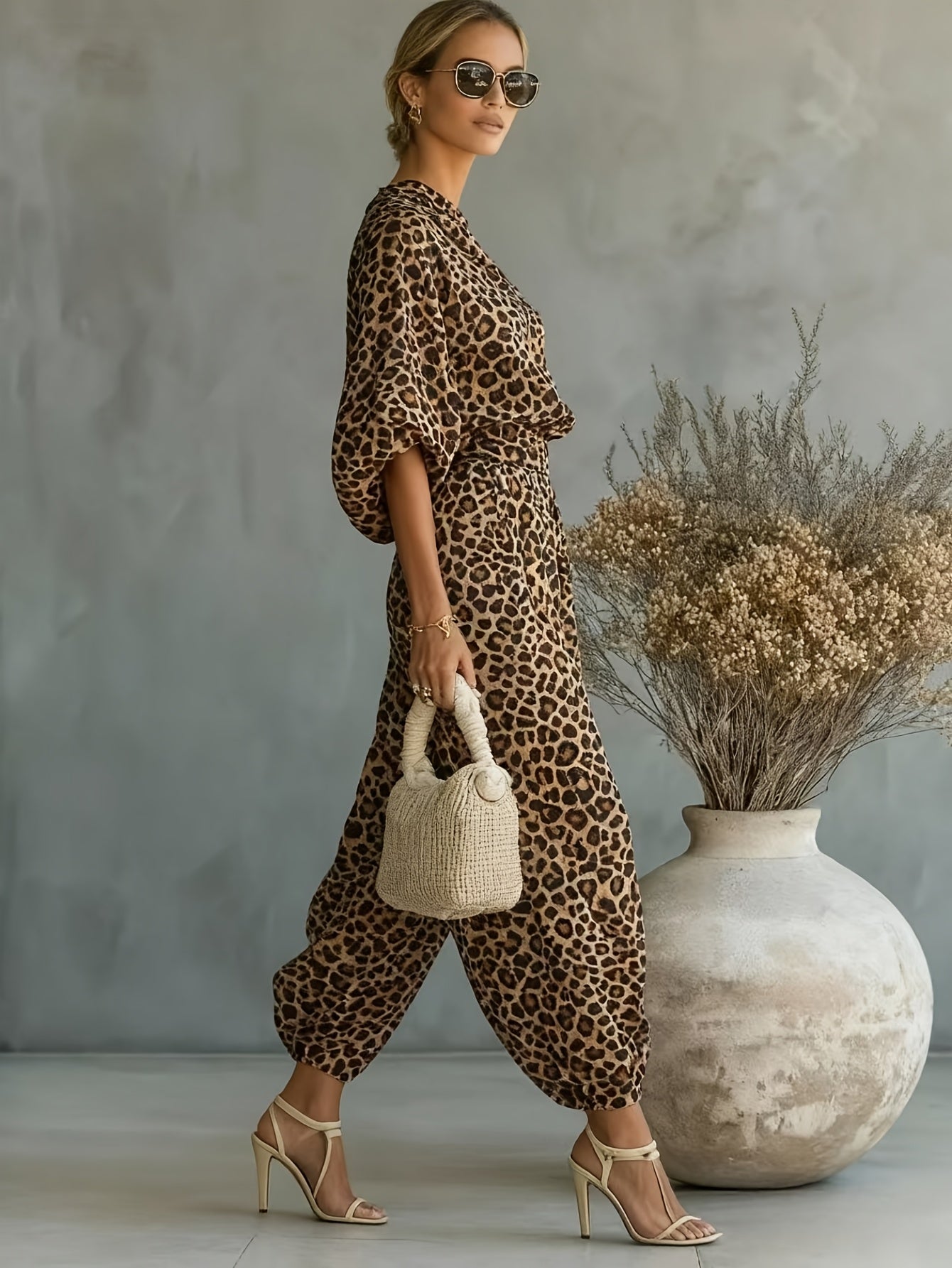 Halshka - Airy Set with Wide Pants